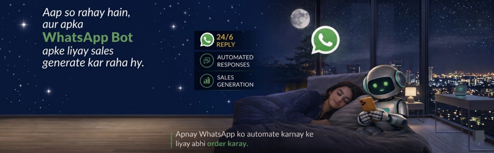 WBot WhatsApp Automation banner