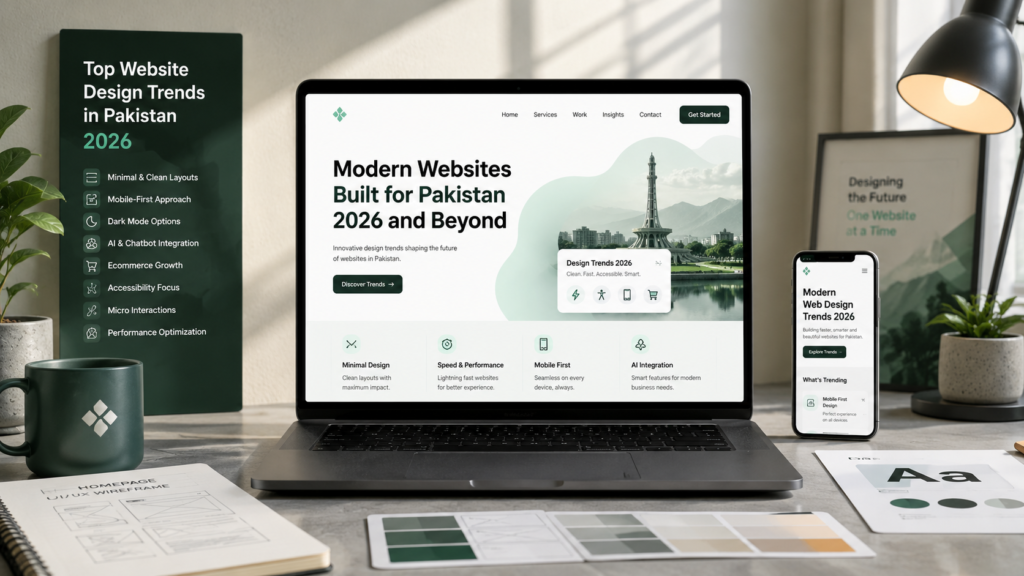 Pakistan Mein Website Design Ke Top Trends 2026