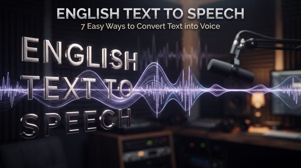 English Text to Speech